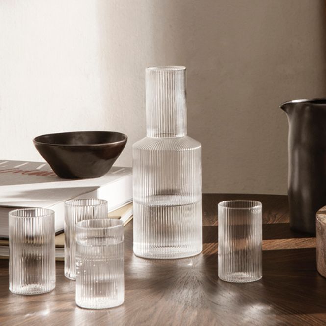Hovedbilde Ripple Carafe - Clear