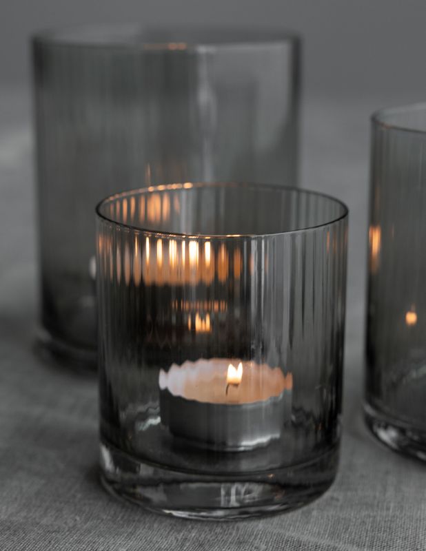 Ramsjö Lyslykt - sotet glass