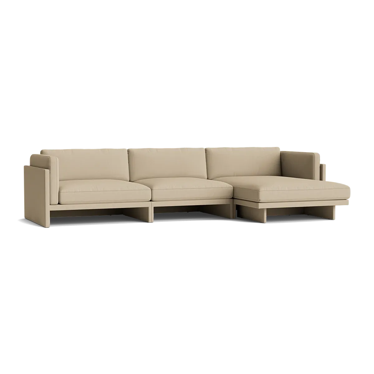 Softy Modular Sofa 4-Seater Chaise Lounge Right