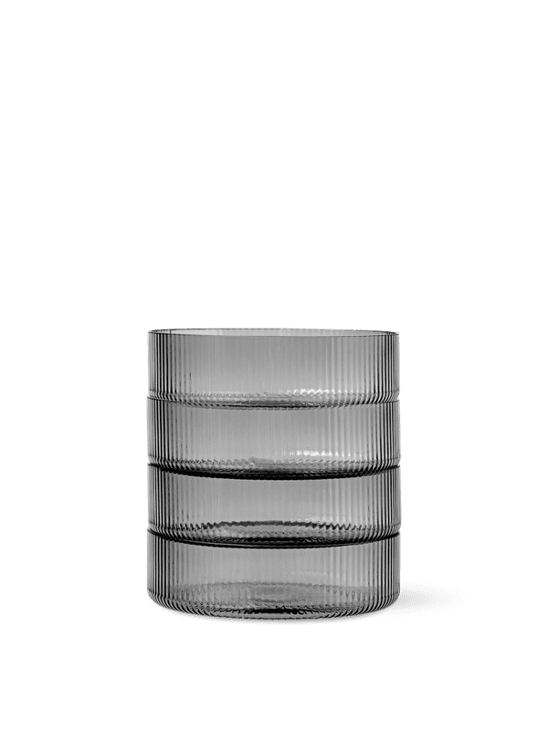 Ripple Serving Bowls - Smoked (set of 4)