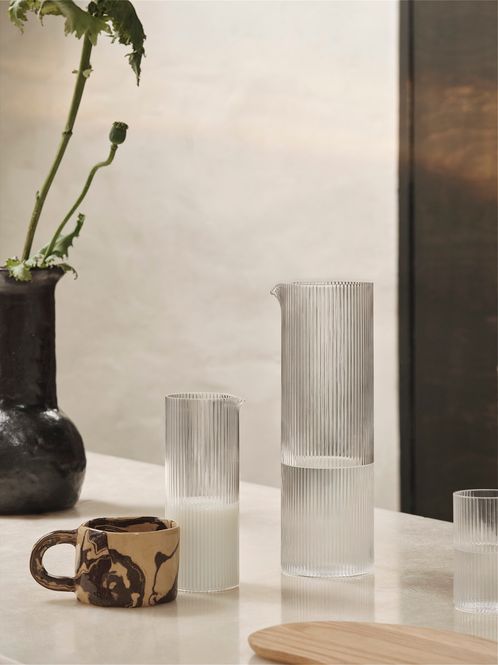 Hovedbilde Ripple Water Jug - Clear