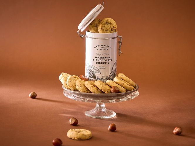 Hovedbilde Hazelnut & Chocolate Biscuits in Tin