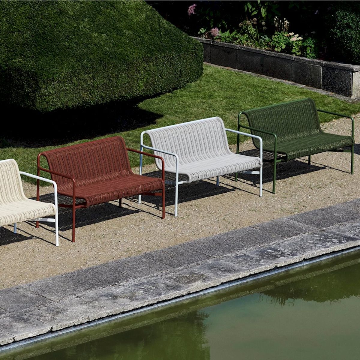 Palissade Cord Dining Bench