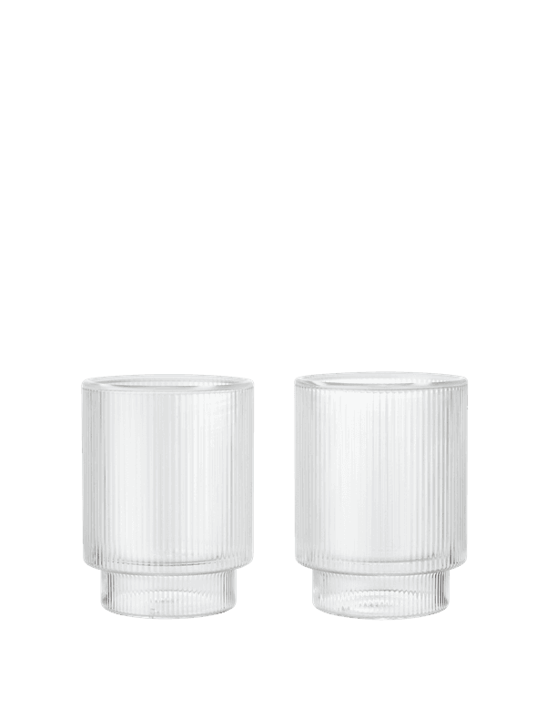 Ripple Thermal Glasses - Set of 2 - Clear