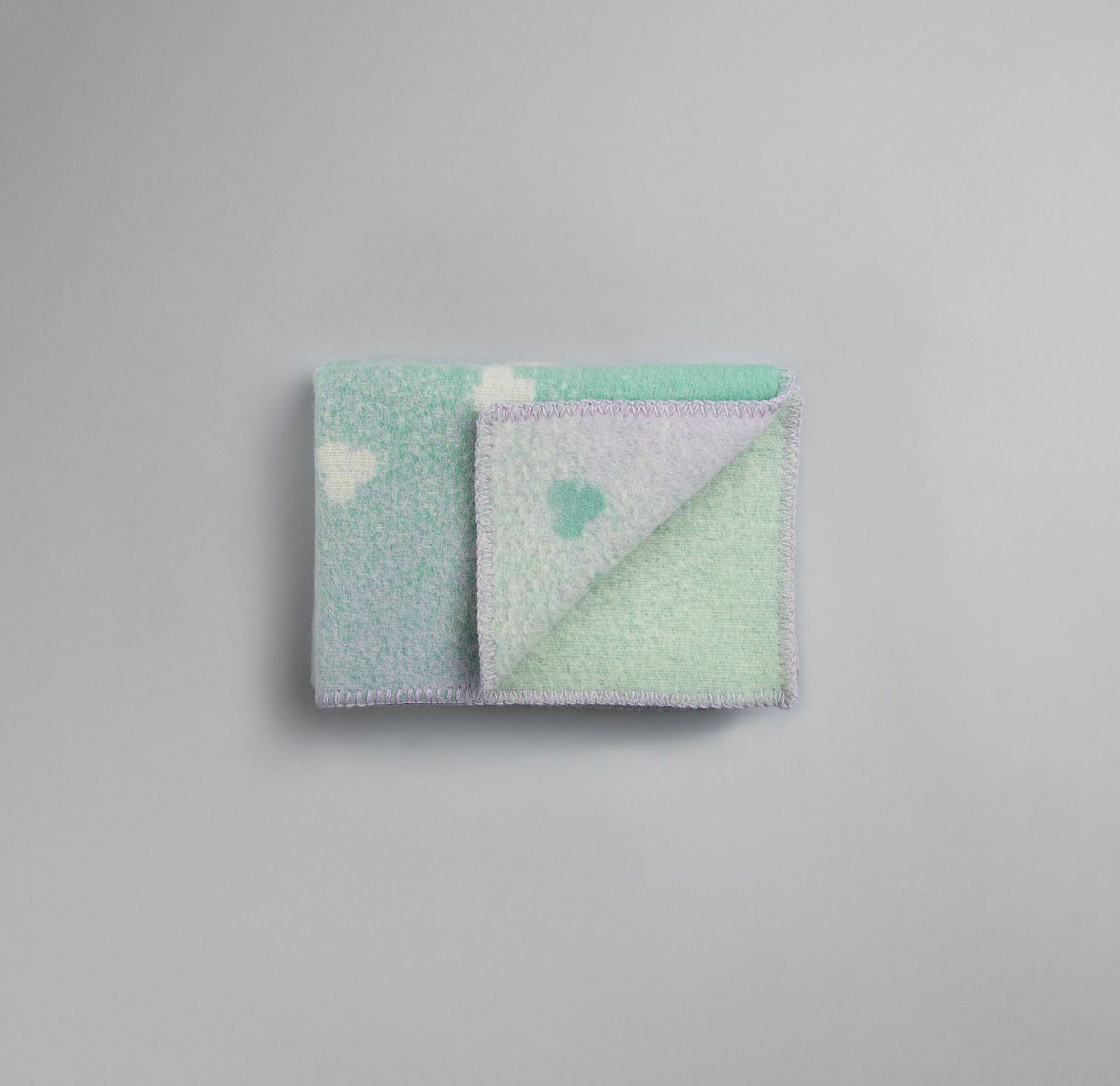 Melvin Turquoise/Lavender Babypledd 67x100 cm