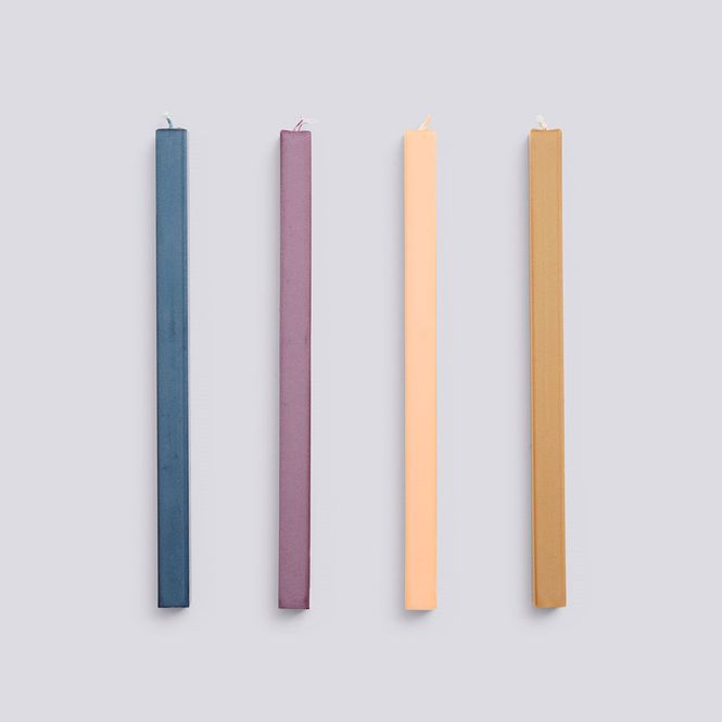 Hovedbilde Square Candle - set of 4