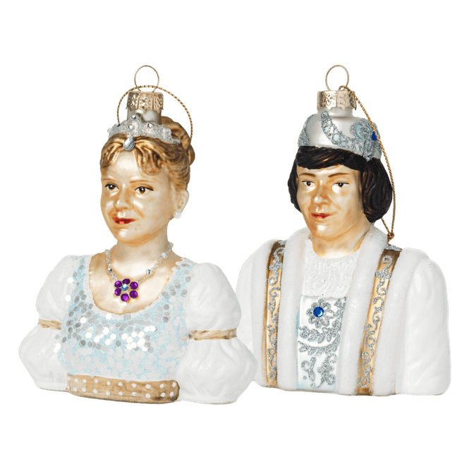 Hovedbilde ASKEPOTT og PRINSEN Julekuler - By HEIM Studio