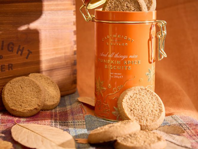 Hovedbilde Pumpkin Spice Biscuits in Tin