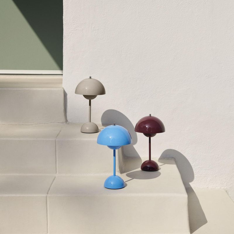 Flowerpot VP9 Verner Panton 1968 Portable lamp