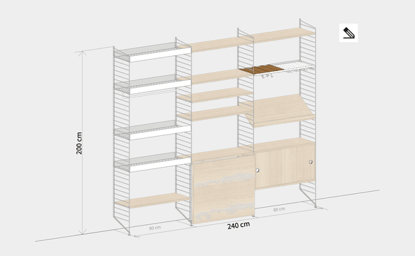Hovedbilde String Kjøkkenløsning m/bord