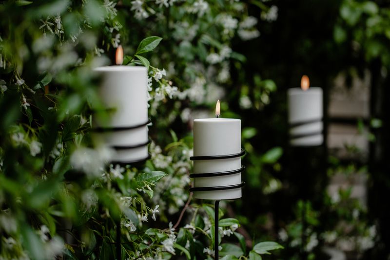 Outdoor Pillar Candle Smooth W8,4 x H15 cm