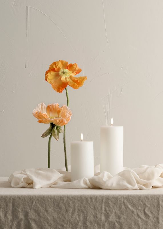 Pillar Candles Smooth W7,8 x H15,2cm