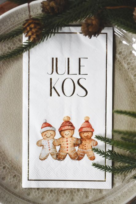 Hovedbilde Serviett Buffet - JULEKOS - pepperkakemenn