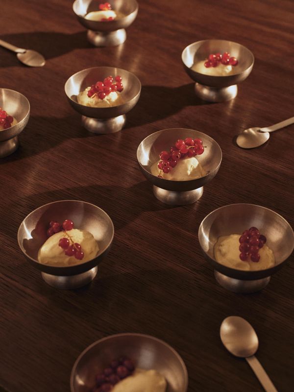 Tumbled Ice Cream Cup - Stainless Steel