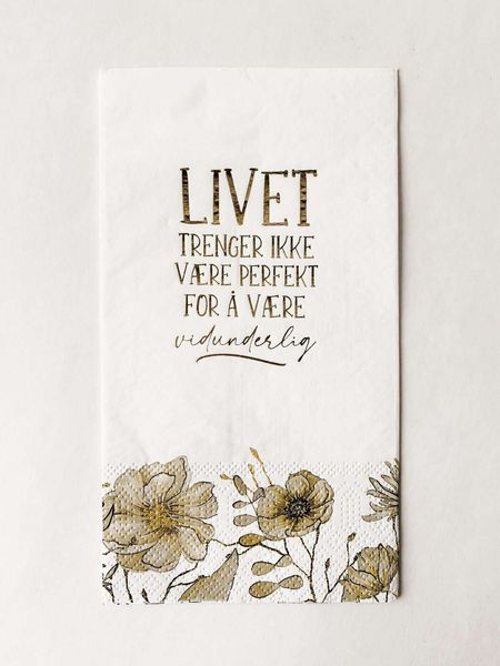 Hovedbilde Serviett Buffet - Livet – Vidunderlig