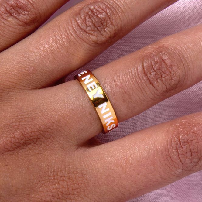 Hovedbilde Nei Niks Ney Nope No Ring - Forgylt 