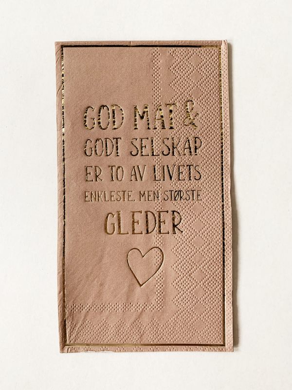 Serviett Buffet - God mat og godt selskap