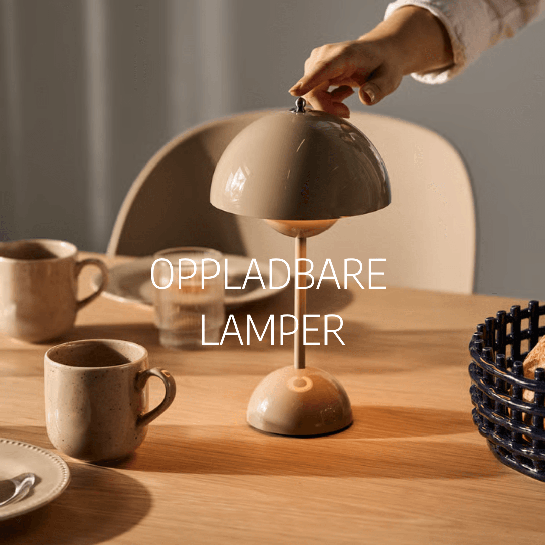 Lamper på batteri, oppladbare lamper