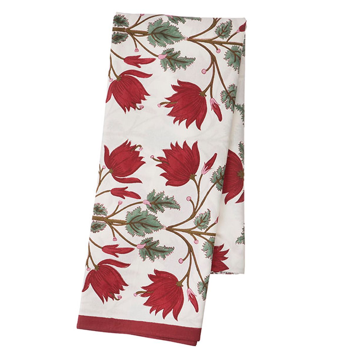 Tablecloth 170x300cm Flora Scarlet
