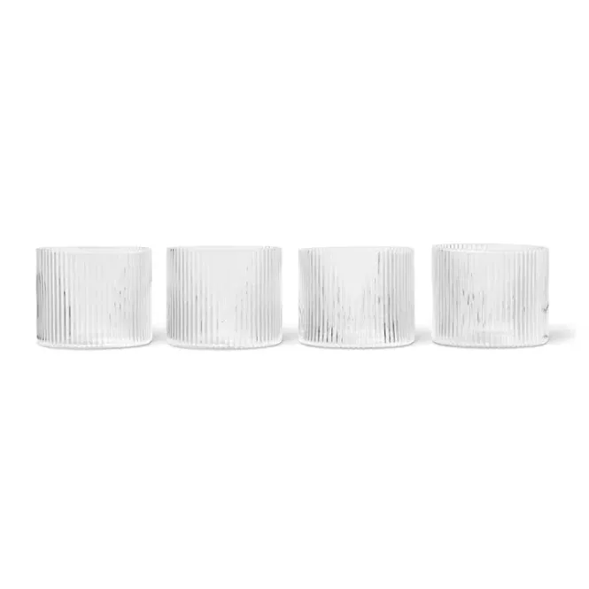 Hovedbilde Ripple Low Glasses - Clear (set of 4)