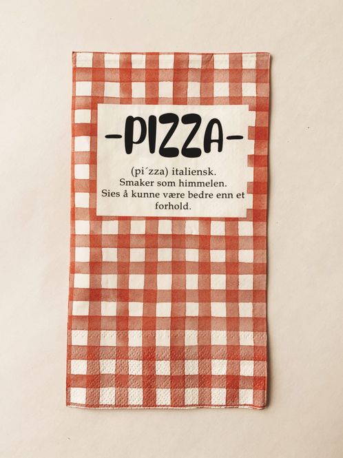 Hovedbilde Serviett Buffet - Pizza