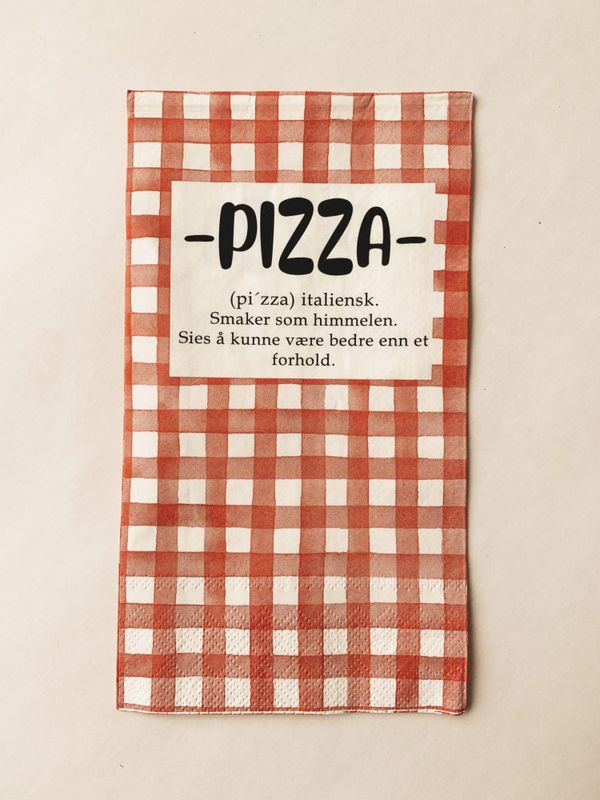 Serviett Buffet - Pizza