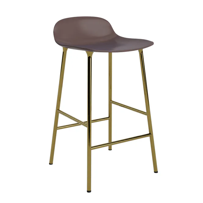 Hovedbilde Form Barstool 65 cm Brass