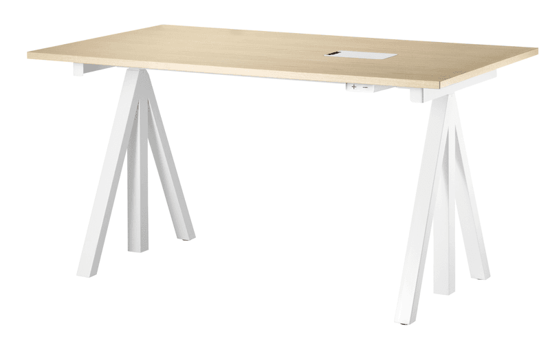 Height-adjustable work desk 140x78