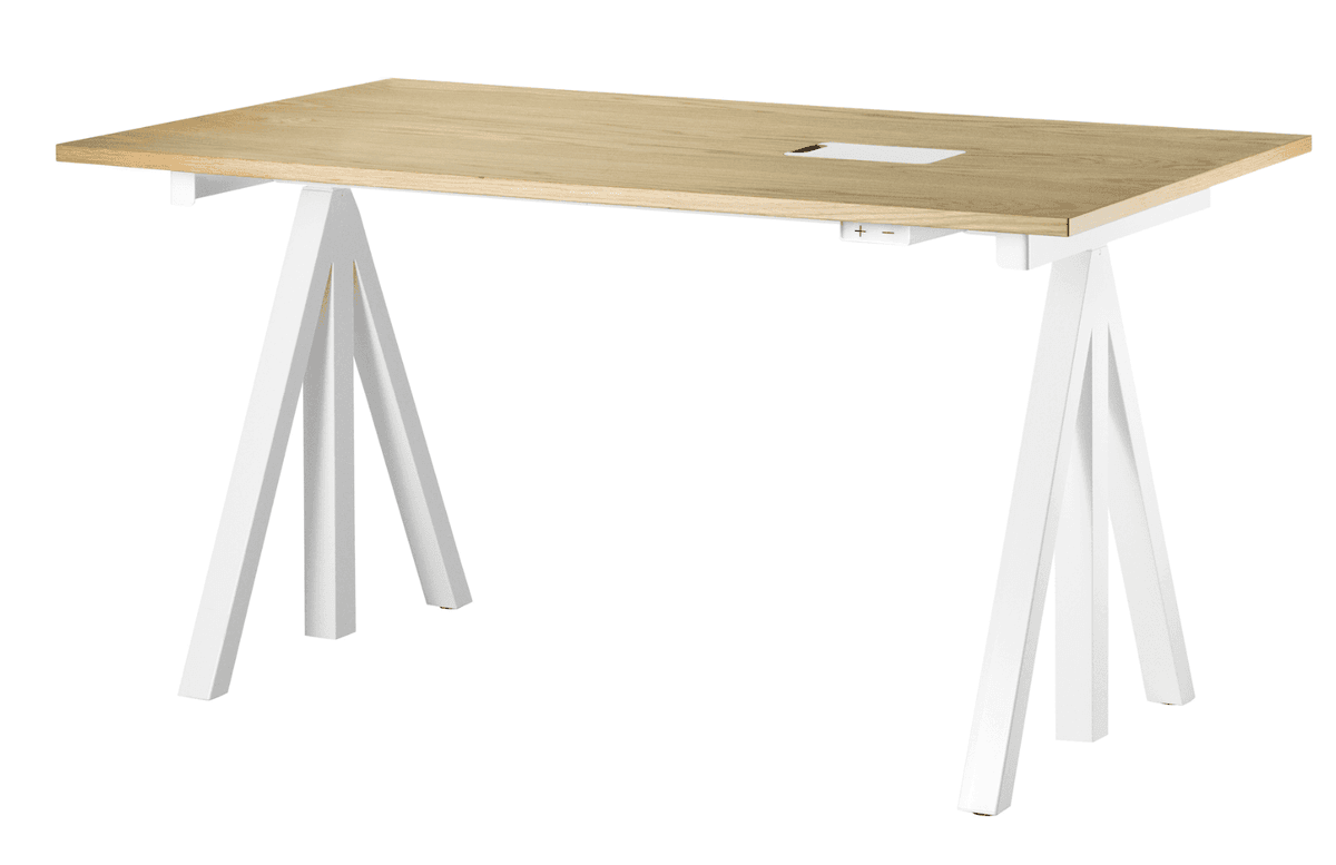 Height-adjustable work desk 140x78