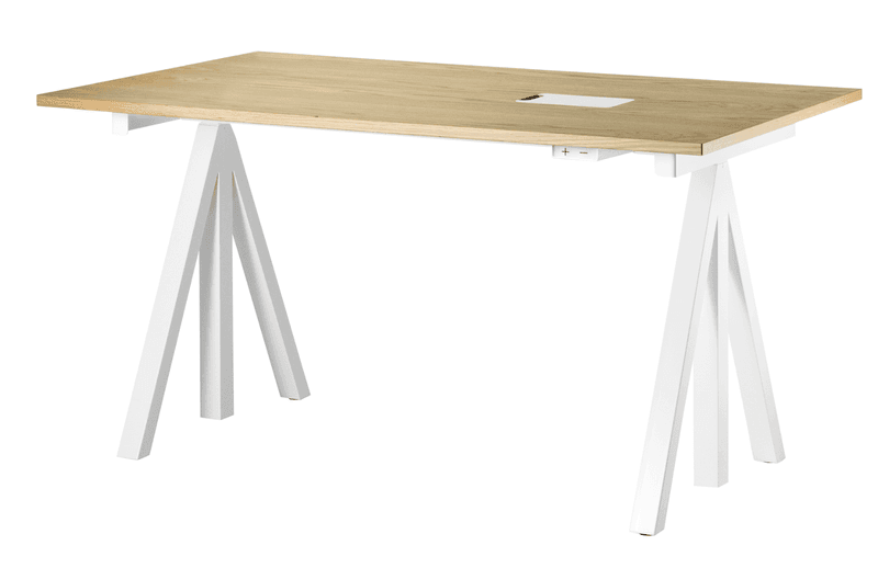 Height-adjustable work desk 140x78