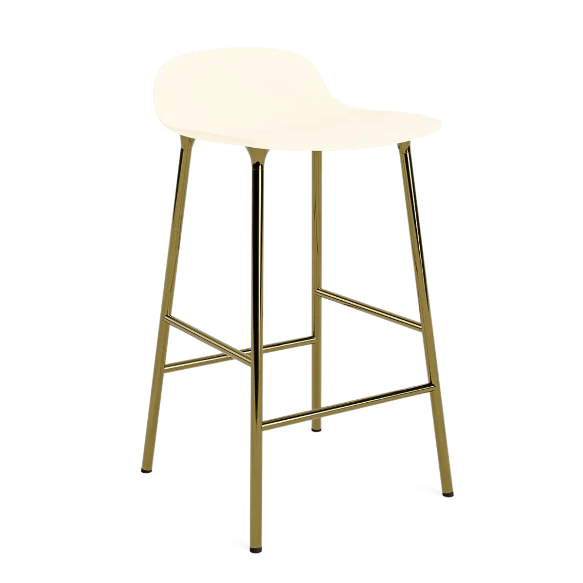 Form Barstool 65 cm Brass