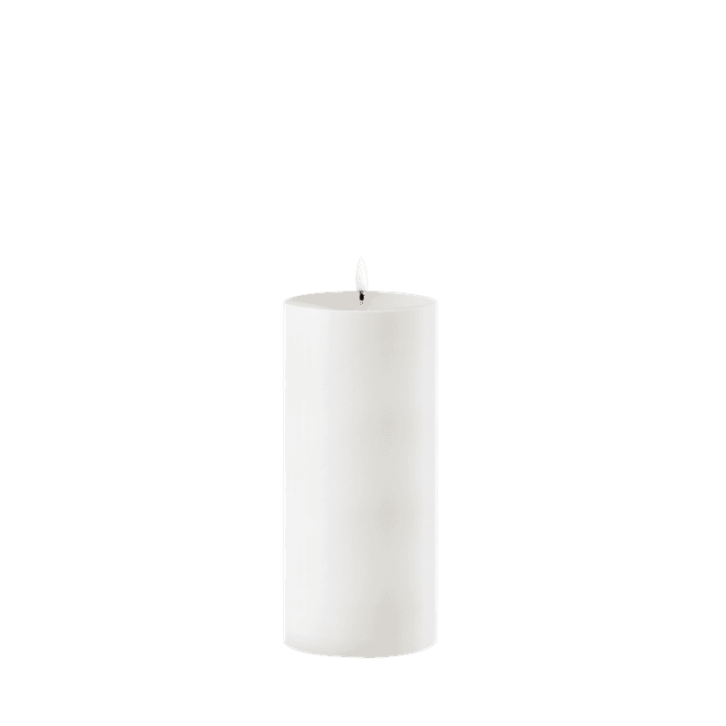 Outdoor Pillar Candle Smooth W8,4 x H20 cm