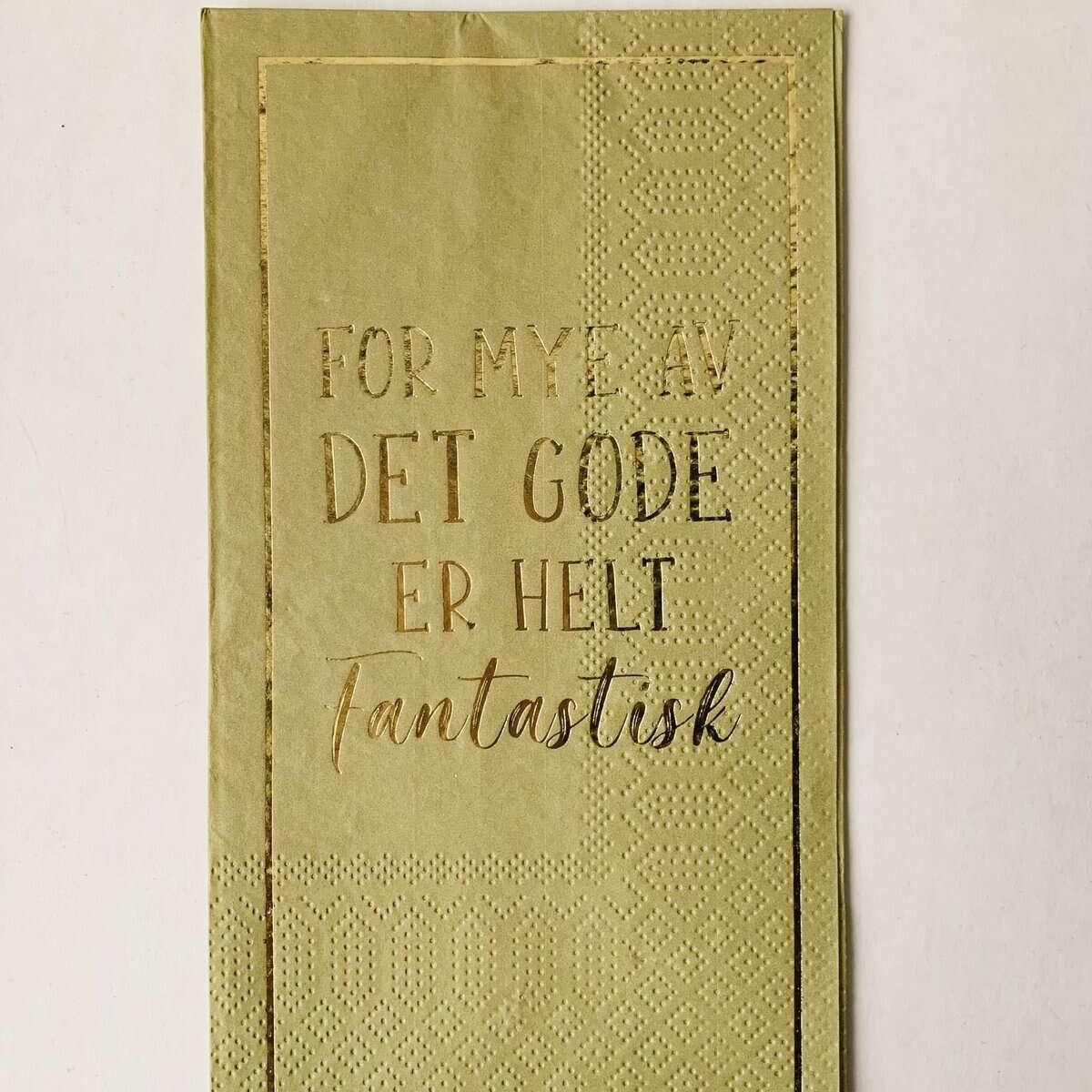 Serviett Buffet - For mye av det gode