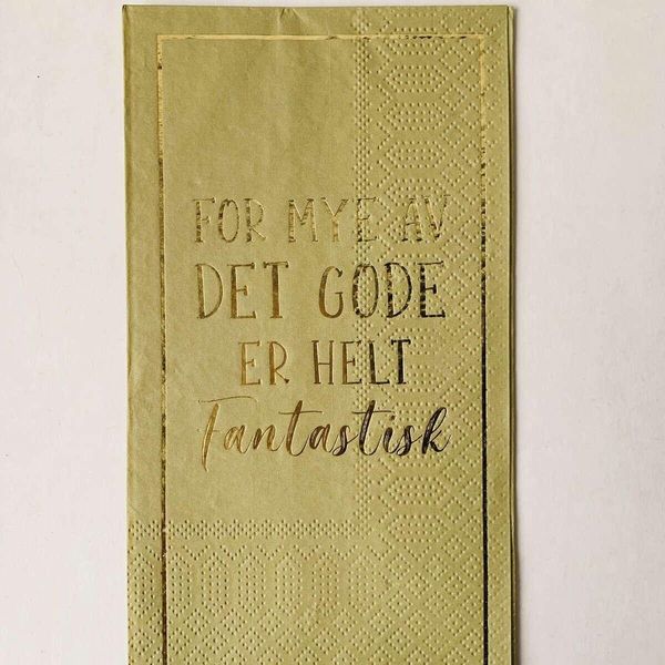 Hovedbilde Serviett Buffet - For mye av det gode