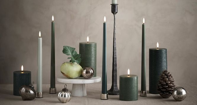 Hovedbilde Pillar Candle Rustic W7,8 x H15,2cm